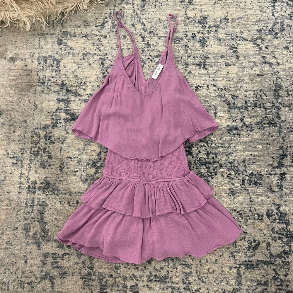 Purple Flowy Dress